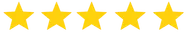 Five golden-yellow stars in a row.