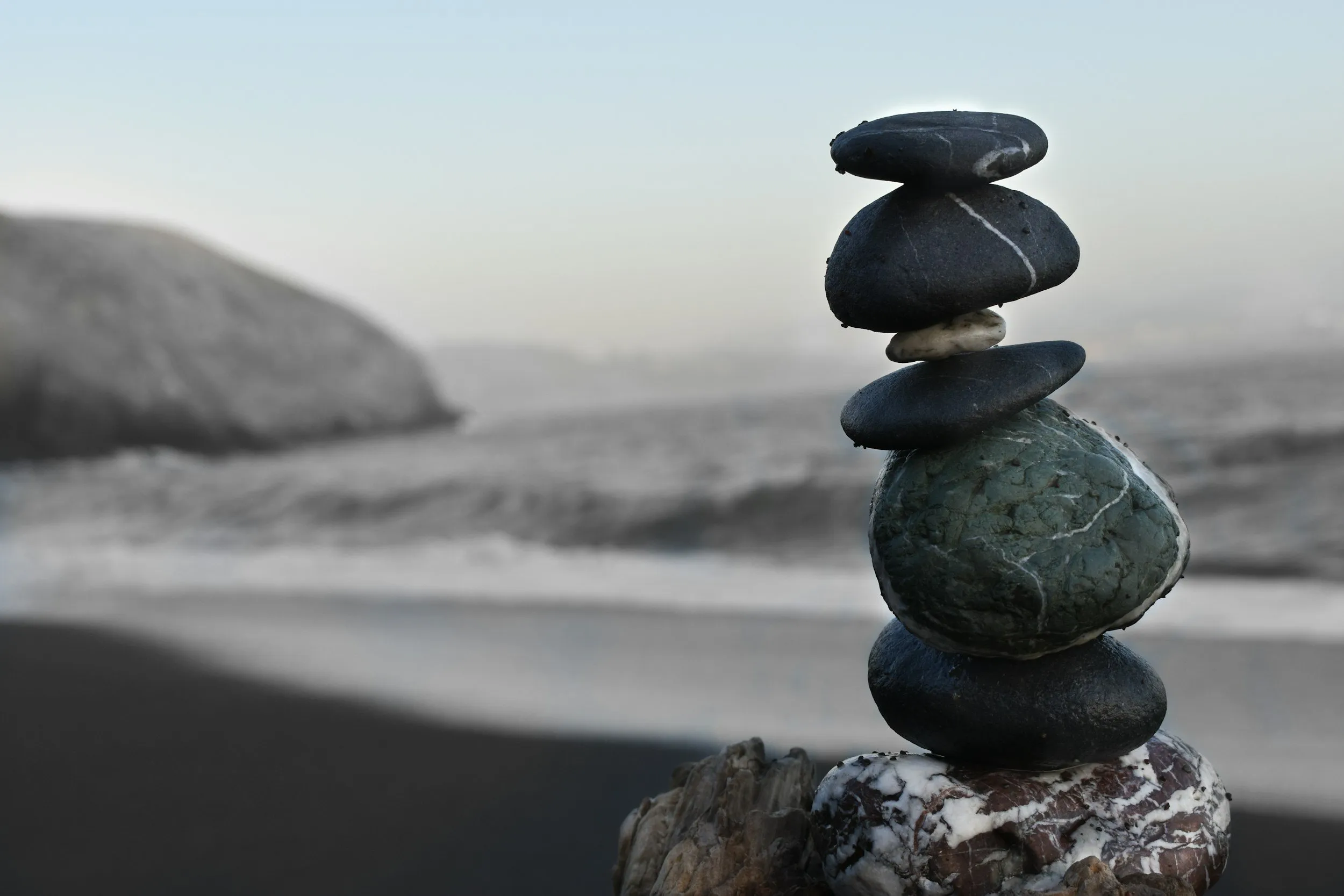 image of small stones placed on top of each other
